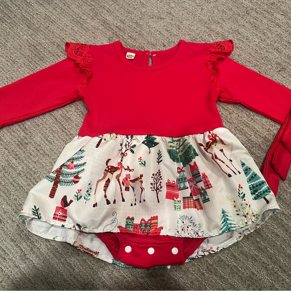 (Christmas) Baby Girl Christmas Dress